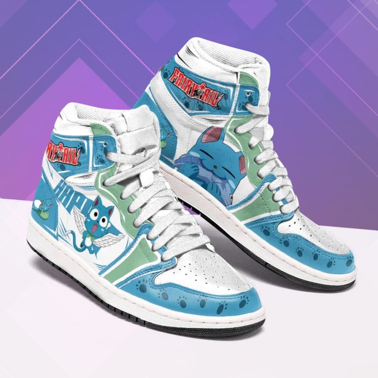 Fairy Tail Happy Sneaker Boots – Jordan 1 High Shoes
