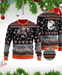 Denver Broncos Full Printed Ugly Christmas Wool Sweater Denver Broncos Full Printed Ugly Christmas Wool Sweater