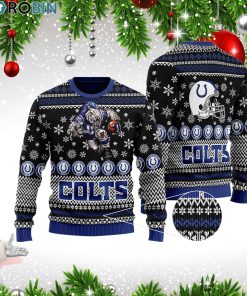 Indianapolis Colts 3D Printed Christmas Wool Sweater