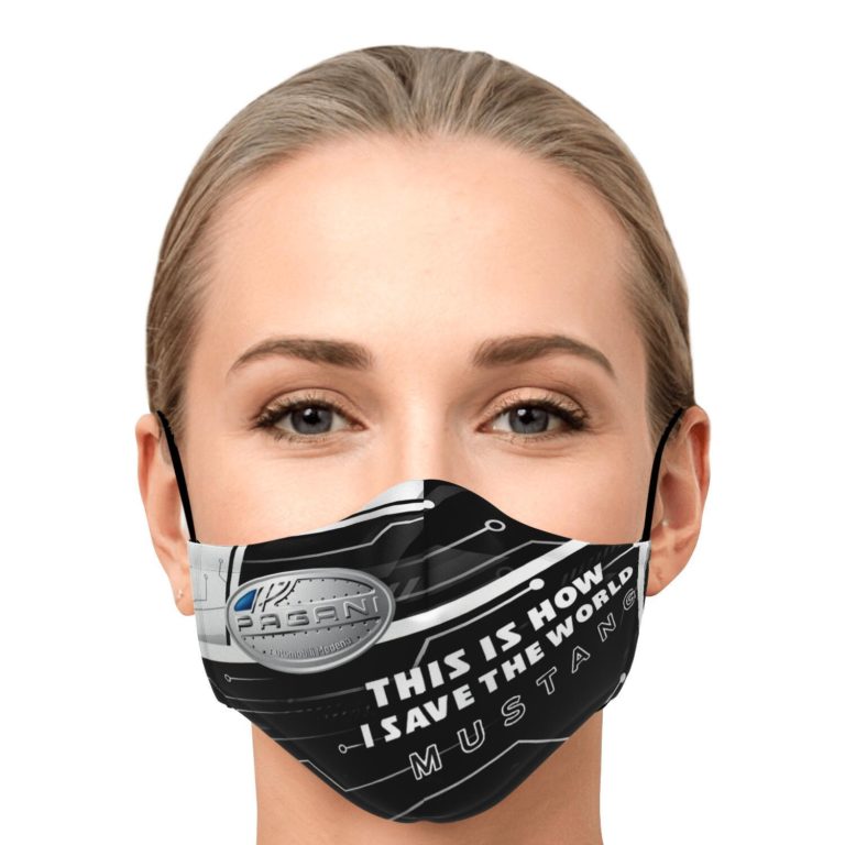 This Is How I Save The World Pagani Face Mask With PM2.5 Filters