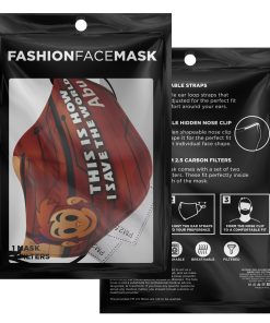 This Is How I Save The World Abu Disney Face Mask With PM2.5 Filters