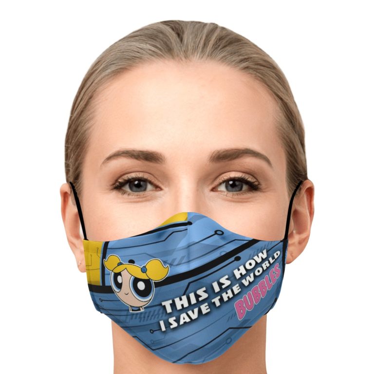 This Is How I Save The World Bubbles Face Mask With PM2.5 Filters