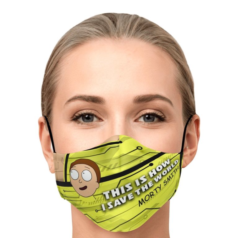 This Is How I Save The World Morty Smith Face Mask With PM2.5 Filters