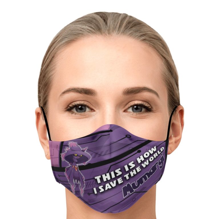 This Is How I Save The World Mumargi Pokemon Face Mask With PM2.5 Filters