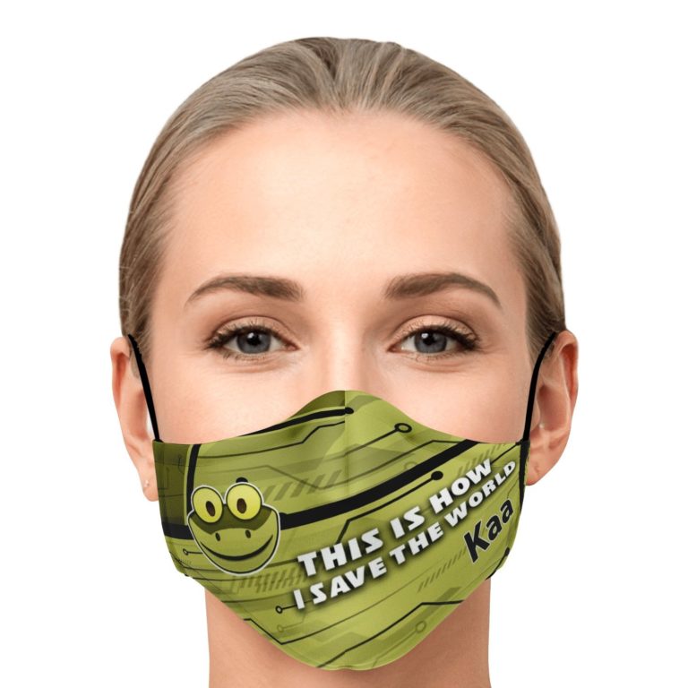 This Is How I Save The World Kaa Disney Face Mask With PM2.5 Filters