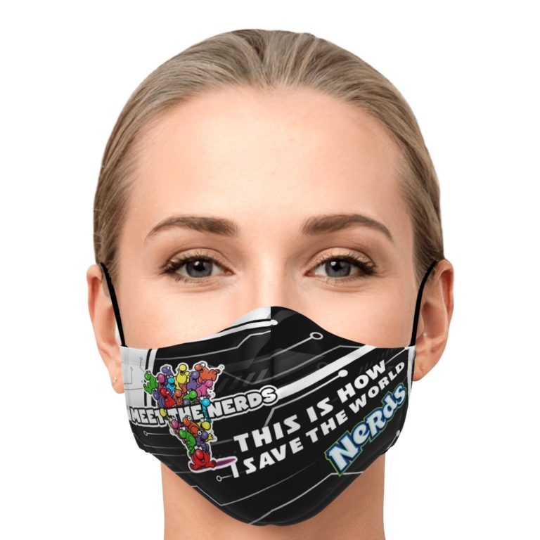 This Is How I Save The World Nerds Face Mask With PM2.5 Filters