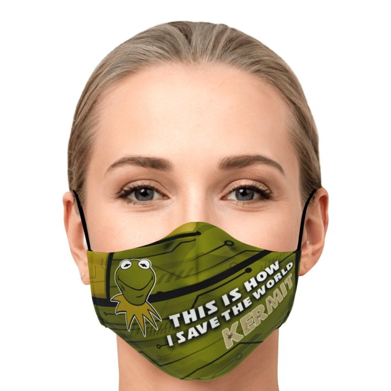 This Is How I Save The World Kermit The Frog Face Mask With PM2.5 Filters