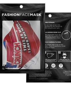 This Is How I Save The World Nestlé Crunch Face Mask With PM2.5 Filters