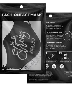 Proverbs 31-25 She Is Strong Face Mask With PM2.5 Filter