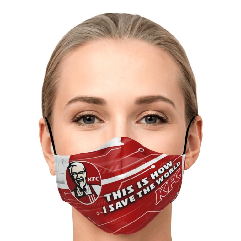This Is How I Save The World KFC Face Mask With PM2.5 Filters