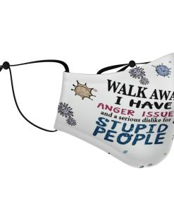 Serious Dislike For Stupid People Covid-19 Stitch Face Mask With PM2.5 Filter