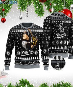 Chicago White Sox 3D Christmas Wool Sweater