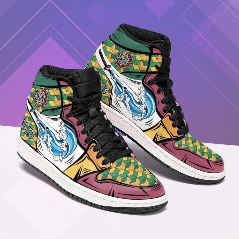 Giyu Tomioka Demon Slayer Jordan 1 High Sneaker