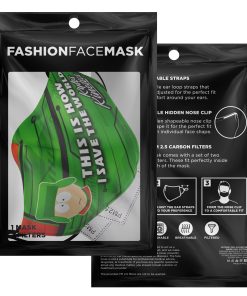 This Is How I Save The World Kyle Broflovski Face Mask With PM2.5 Filters This Is How I Save The World Kyle Broflovski Face Mask With PM2.5 Filters