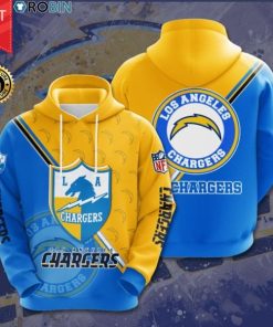 He Los Angeles Chargers Football Team Full Printed Hoodie