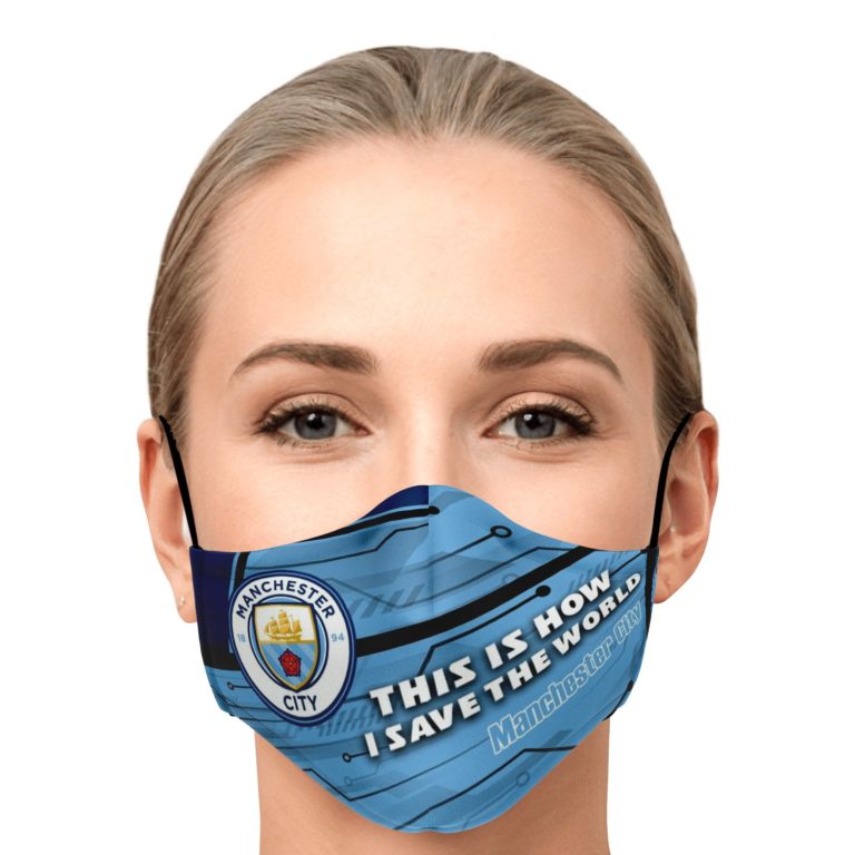 This Is How I Save The World Manchester City Face Mask With PM2.5 Filters