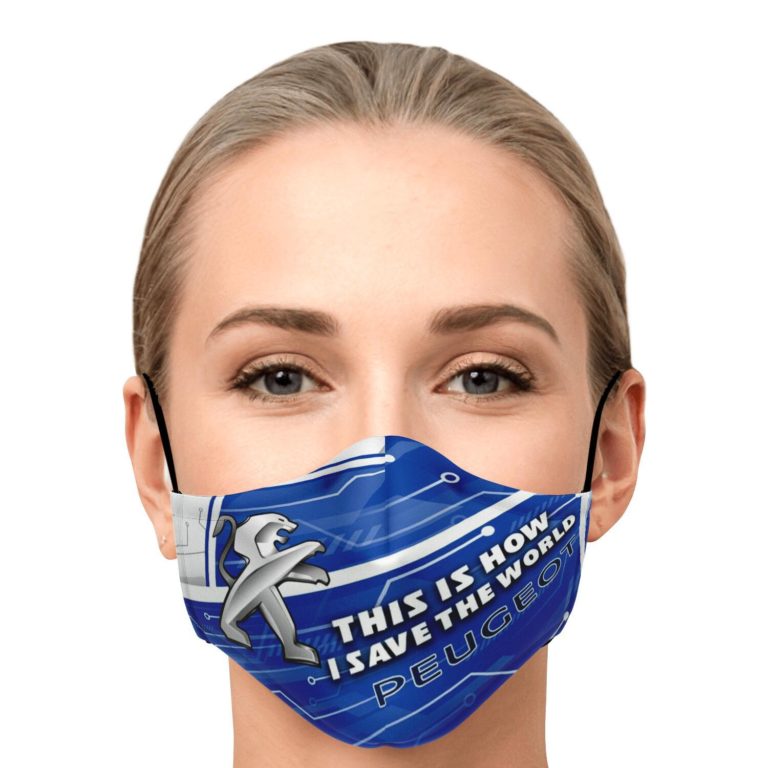This Is How I Save The World Peugeot Face Mask With PM2.5 Filters