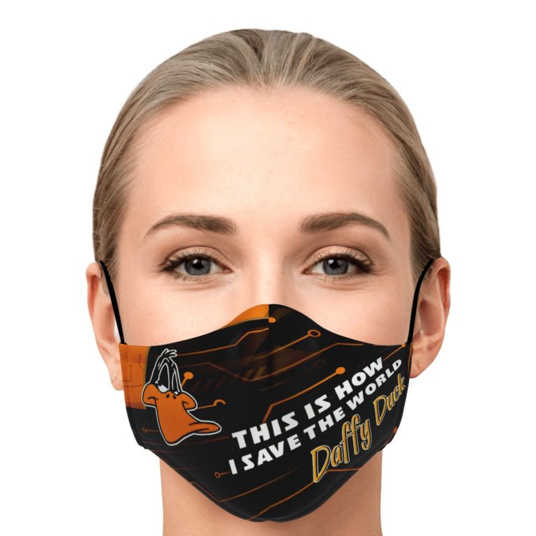 This Is How I Save The World Daffy Duck Face Mask With PM2.5 Filters