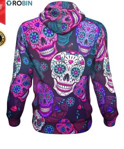 Calavera Sugar Skull Costume All-Over Printed Hoodie