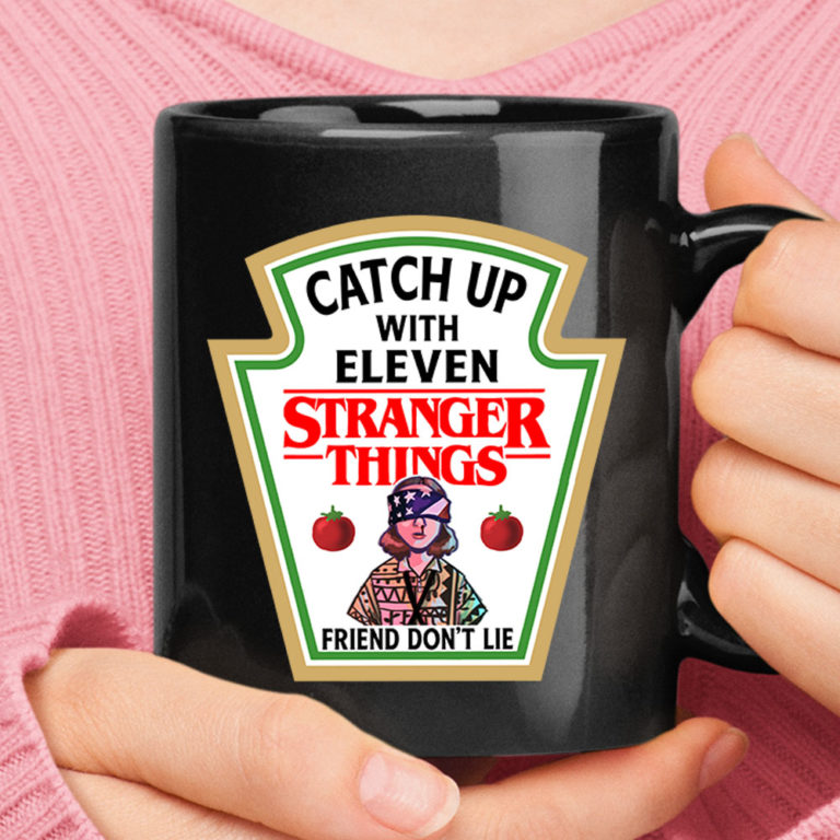 Catch Up With Eleven Stranger Things Tomato Ketchup Mug