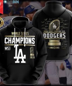 Los Angeles Dodgers 2020 World Series Champions Hoodie Los Angeles Dodgers 2020 World Series Champions Hoodie