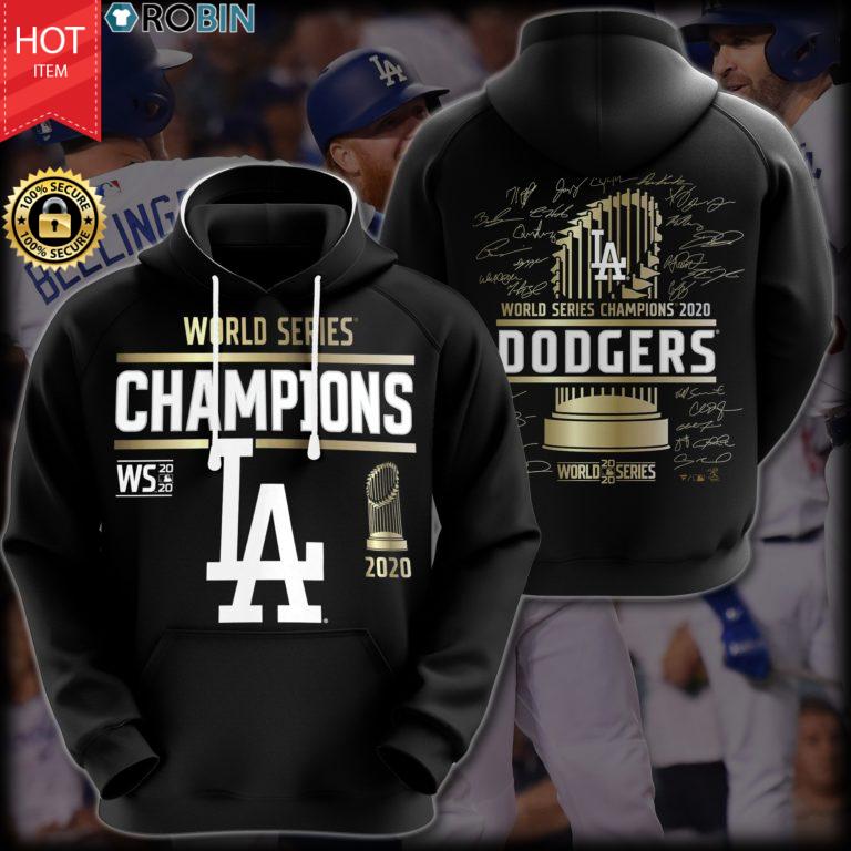 Los Angeles Dodgers 2020 World Series Champions Hoodie