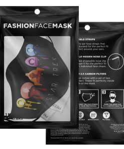 Starfleet Captains Star Trek Face Mask With PM2.5 Filter