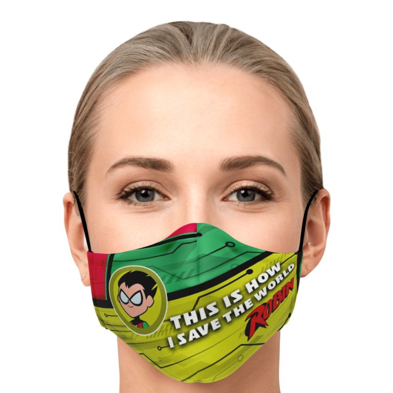 This Is How I Save The World Robin Face Mask With PM2.5 Filters