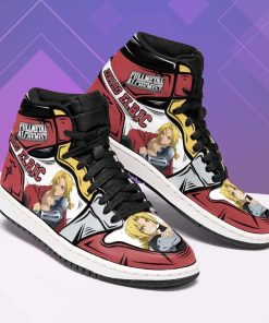 Edward Elric Fullmetal Alchemist Manga Jordan 1 High Sneaker