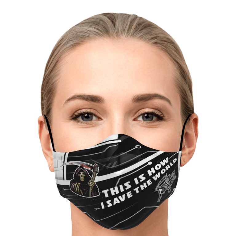 This Is How I Save The World Death Face Mask With PM2.5 Filters