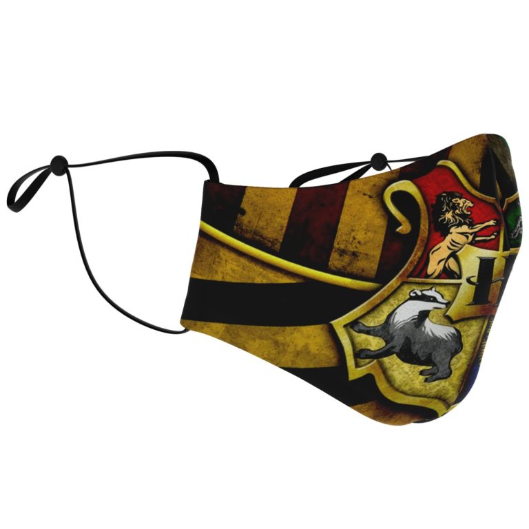 Harry Potter Hogwarts House Crest Face Mask With PM2.5 Filter ...