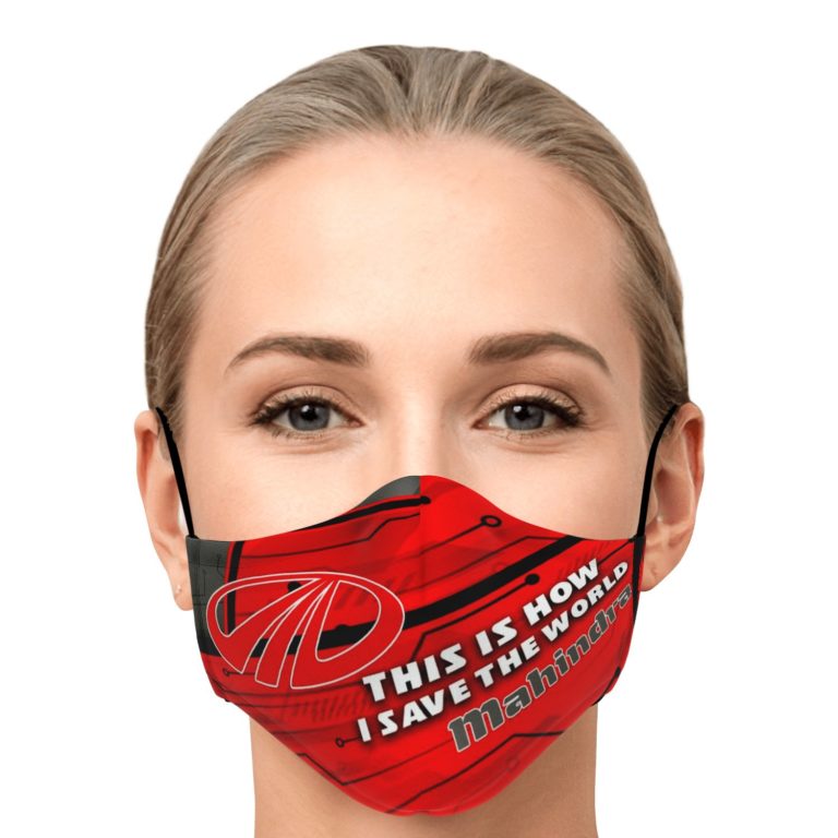 This Is How I Save The World Mahindra Tractor Face Mask With PM2.5 Filters
