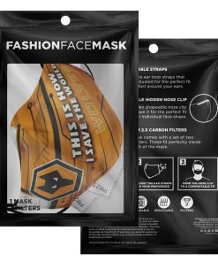 This Is How I Save The World Wolves Face Mask With PM2.5 Filters