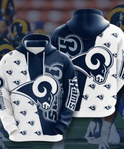The Los Angeles Rams Football Team Full Printed Hoodie