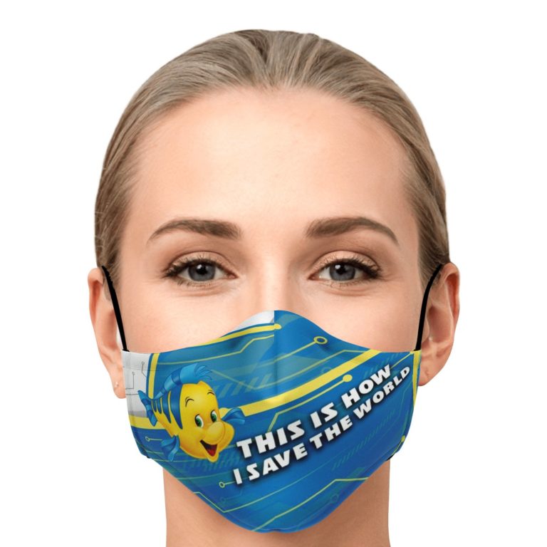 This Is How I Save The World Flounder Face Mask With PM2.5 Filters