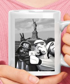 Darth Vader Storm Trooper Selfie Statue Of Liberty Star Wars Mug