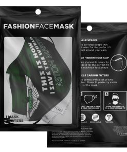 This Is How I Save The World Aston Martin Face Mask With PM2.5 Filters