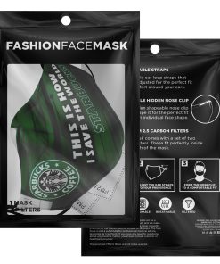 This Is How I Save The World Starbucks Face Mask With PM2.5 Filters