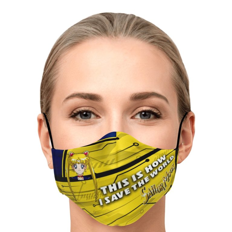 This Is How I Save The World Sailor Moon Face Mask With PM2.5 Filters