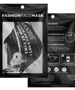 This Is How I Save The World Snoopy Face Mask With PM2.5 Filters