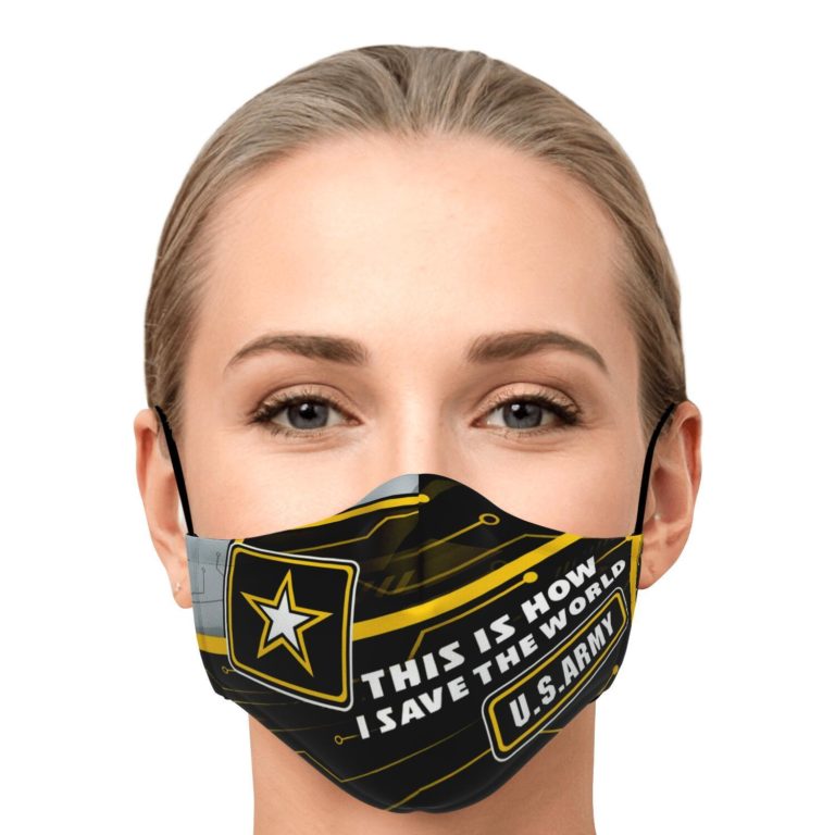 This Is How I Save The World U.S. Army Face Mask With PM2.5 Filters