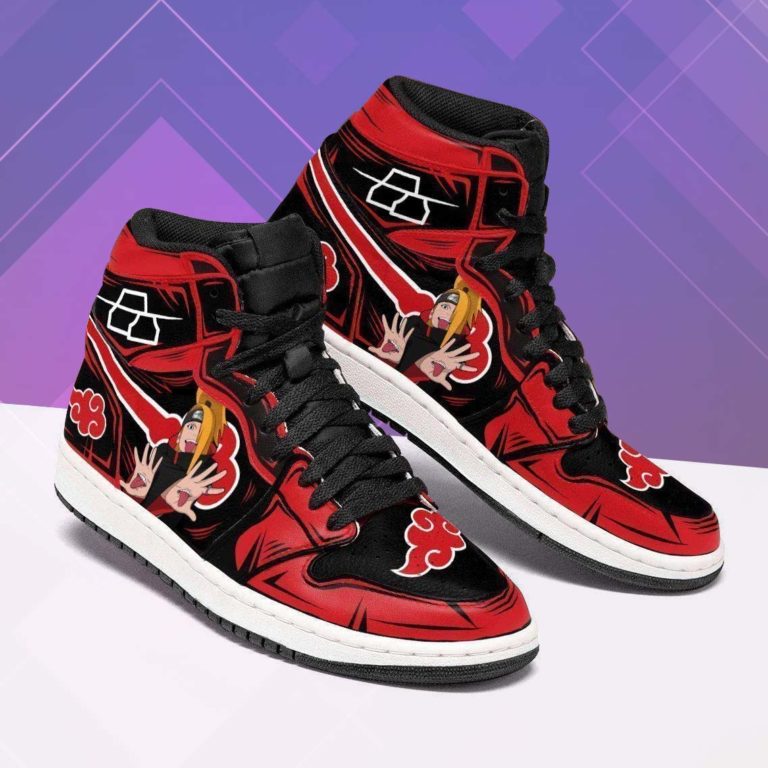 Naruto Akatsuki Deidara Sneakers Boots – Jordan 1 High Sneaker