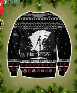 Game Of Thrones – Not Today AOP Christmas Sweater Game Of Thrones – Not Today AOP Christmas Sweater