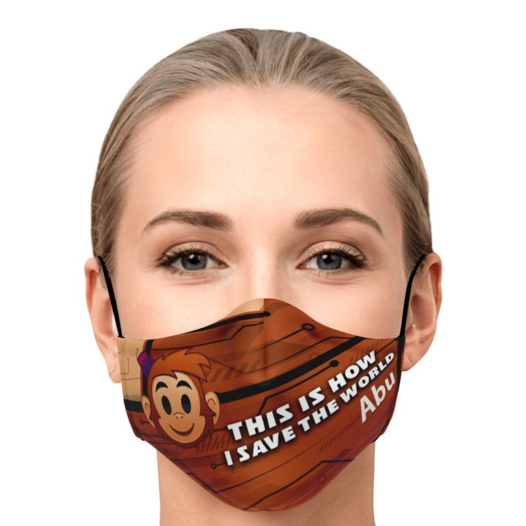This Is How I Save The World Abu Disney Face Mask With PM2.5 Filters
