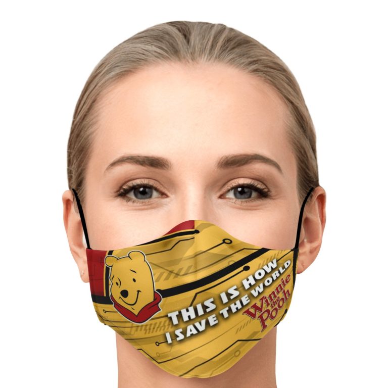 This Is How I Save The World Winnie-the-Pooh Face Mask With PM2.5 Filters