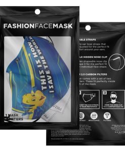 This Is How I Save The World Flounder Face Mask With PM2.5 Filters