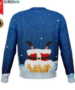 This Santa Loves To Go Down Christmas 3D Allover Printed Wool Sweater This Santa Loves To Go Down Christmas 3D Allover Printed Wool Sweater