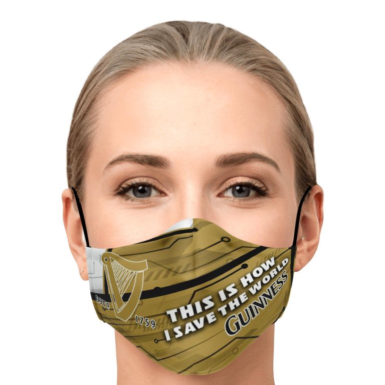 This Is How I Save The World Guinness Face Mask With PM2.5 Filters