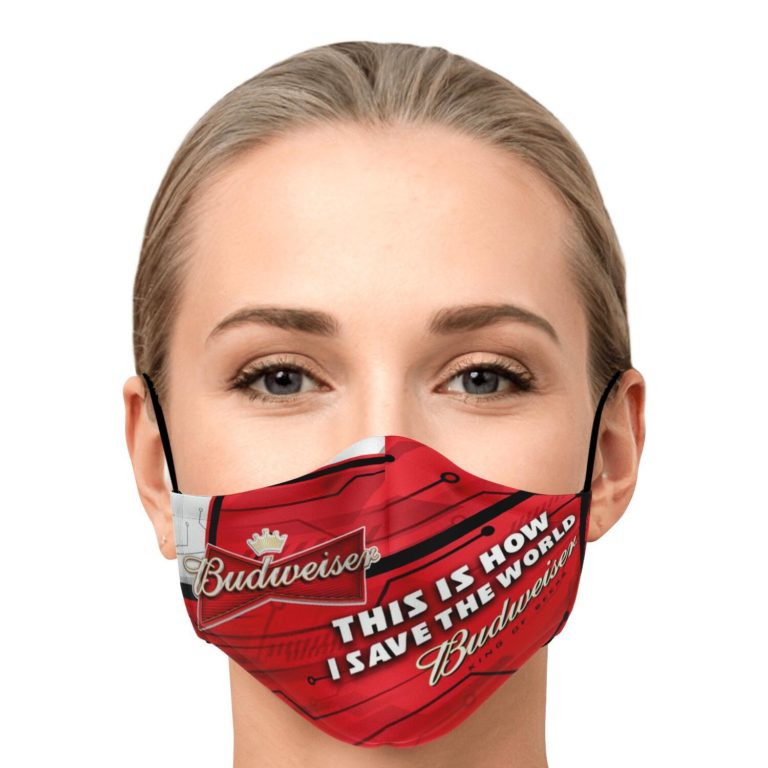 This Is How I Save The World Budweiser Face Mask With PM2.5 Filters