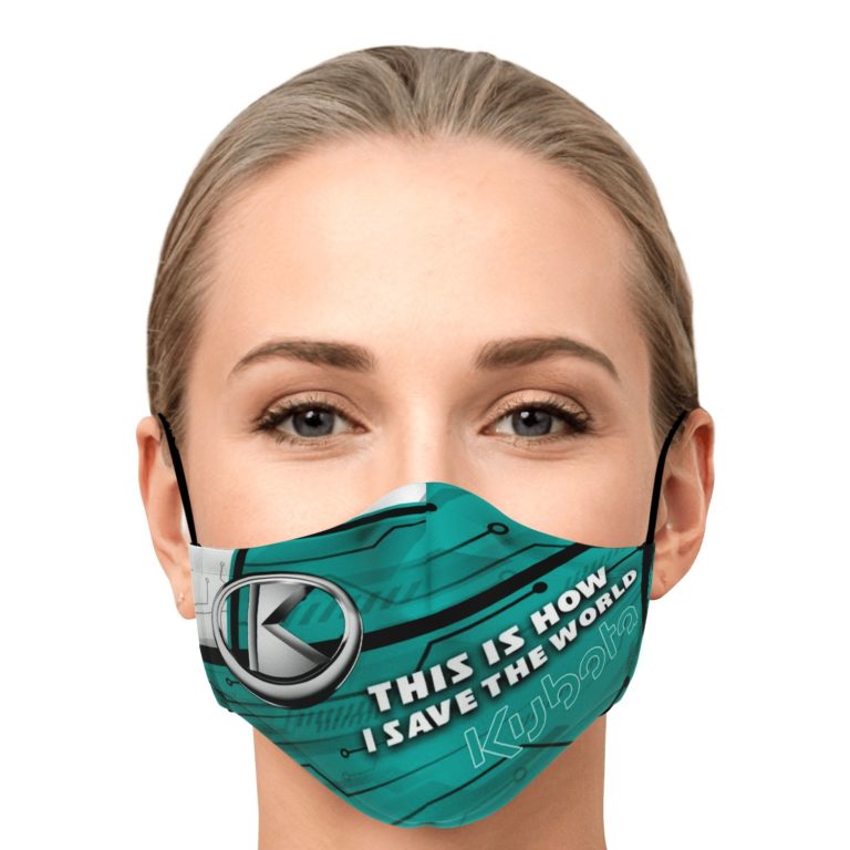 This Is How I Save The World Kubota Heavy Truck Face Mask With PM2.5 Filters